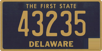 DE license plate 43235