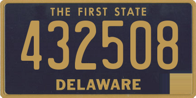 DE license plate 432508
