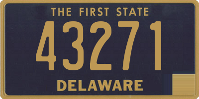 DE license plate 43271