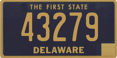DE license plate 43279