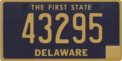 DE license plate 43295