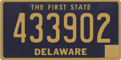 DE license plate 433902