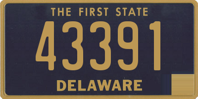 DE license plate 43391