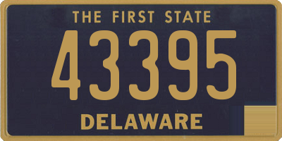 DE license plate 43395