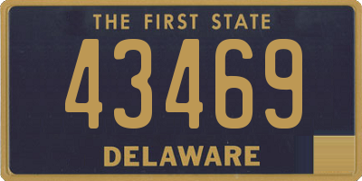 DE license plate 43469