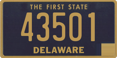 DE license plate 43501