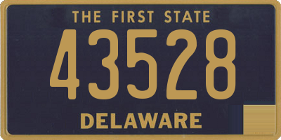 DE license plate 43528