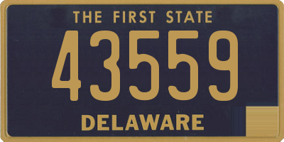 DE license plate 43559