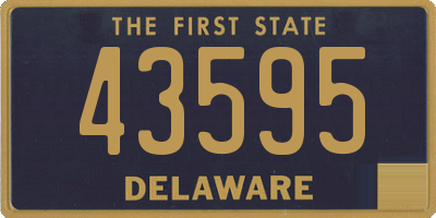 DE license plate 43595