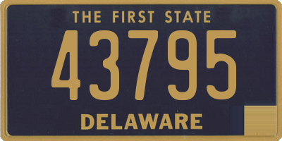 DE license plate 43795