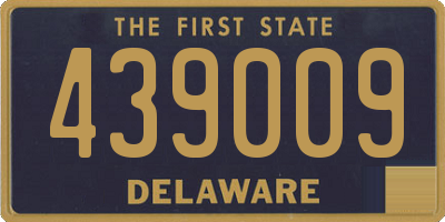 DE license plate 439009