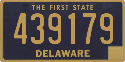 DE license plate 439179