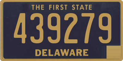 DE license plate 439279