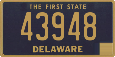 DE license plate 43948