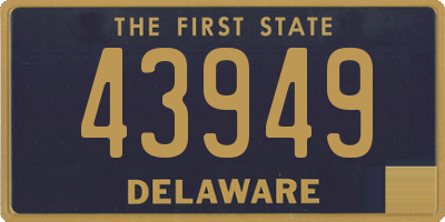 DE license plate 43949