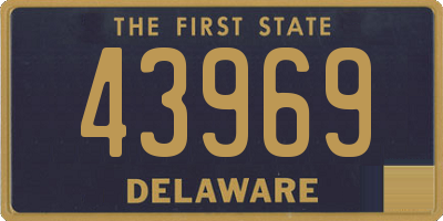 DE license plate 43969