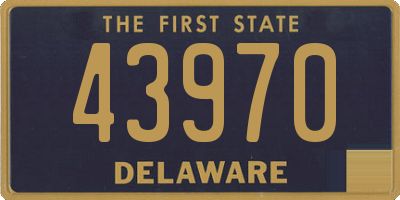 DE license plate 43970