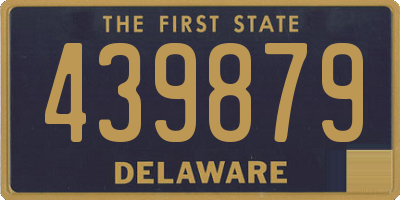 DE license plate 439879