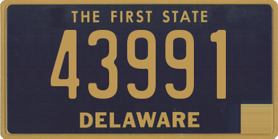 DE license plate 43991