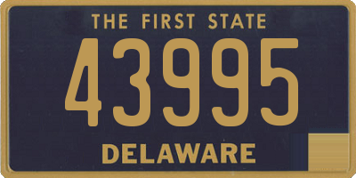 DE license plate 43995