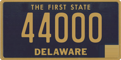 DE license plate 44000