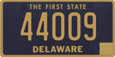 DE license plate 44009