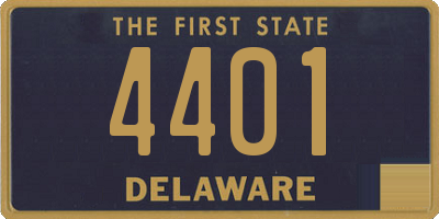 DE license plate 4401