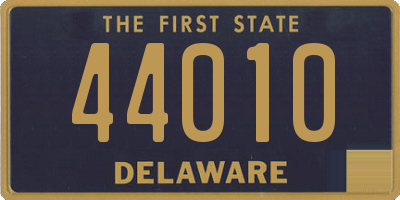 DE license plate 44010