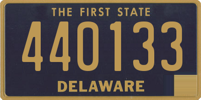 DE license plate 440133