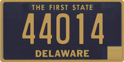 DE license plate 44014