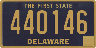 DE license plate 440146