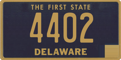 DE license plate 4402