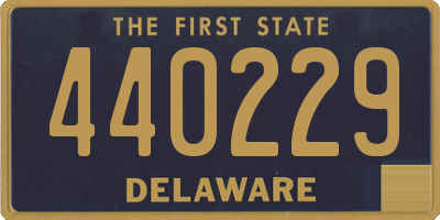DE license plate 440229