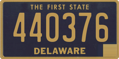 DE license plate 440376