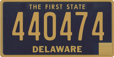 DE license plate 440474
