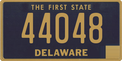 DE license plate 44048