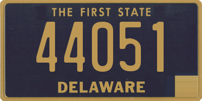 DE license plate 44051