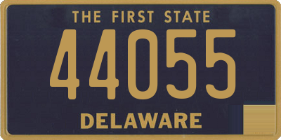 DE license plate 44055