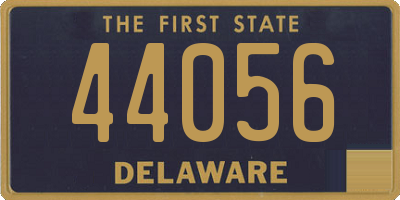 DE license plate 44056