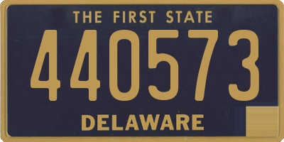 DE license plate 440573