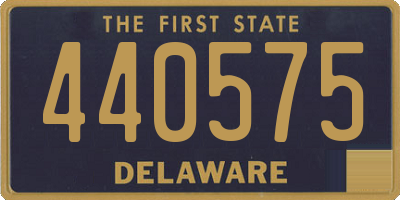 DE license plate 440575