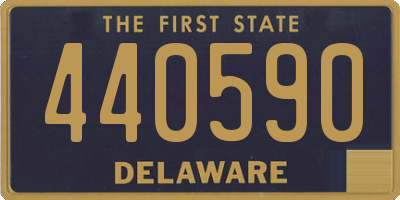 DE license plate 440590