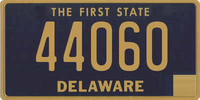 DE license plate 44060