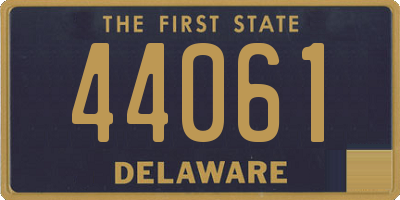 DE license plate 44061