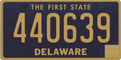 DE license plate 440639