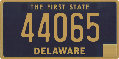 DE license plate 44065