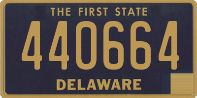DE license plate 440664