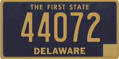 DE license plate 44072