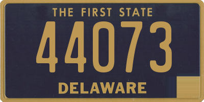 DE license plate 44073