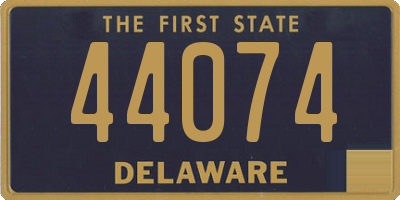 DE license plate 44074